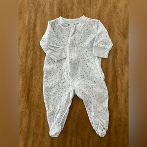 Kissy Kissy Blue Superstars Zip Footie - Size Newborn